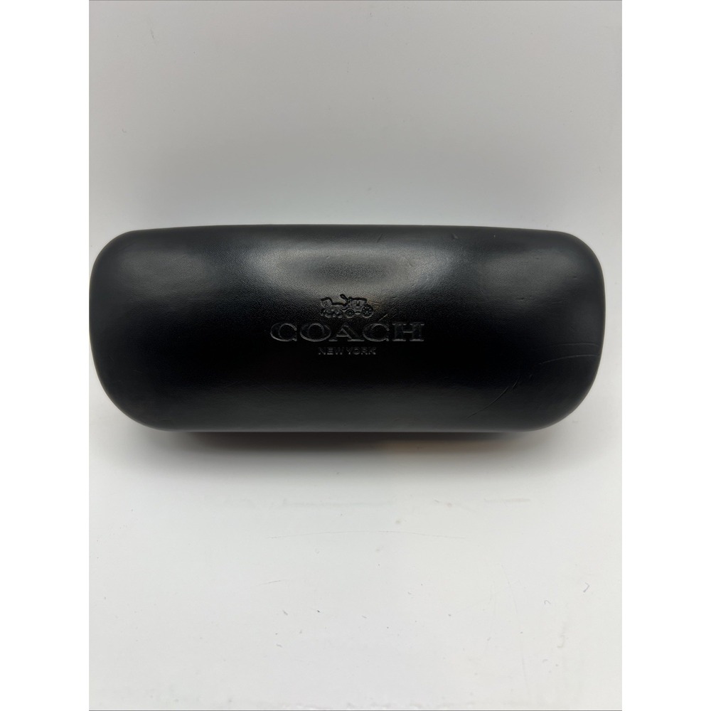 Coach Small Authentic Black Hard Side Clamshell Eyeglasses / Sunglasses Case